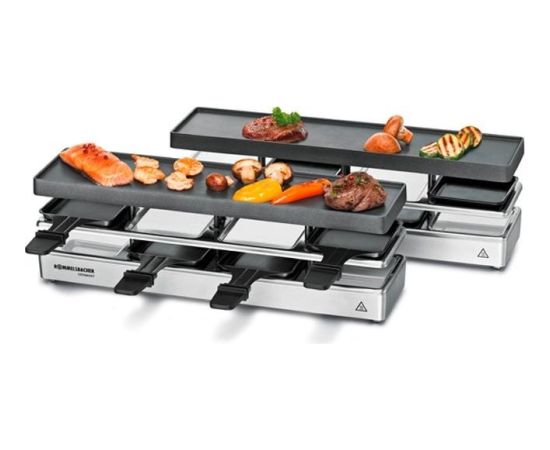 Rommelsbacher Fun for 4 + 4 RC 1600, raclette (silver)