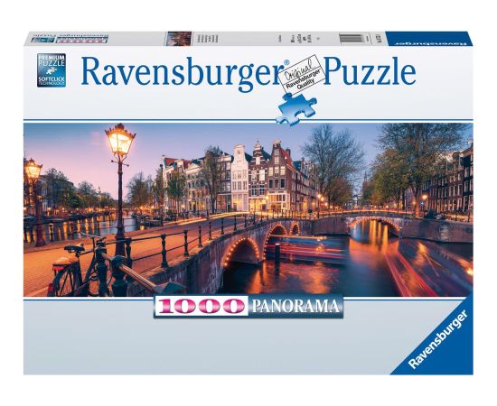 Ravensburger Puzzle: Panorama - Evening in Amsterdam (1000pcs) (12000446)