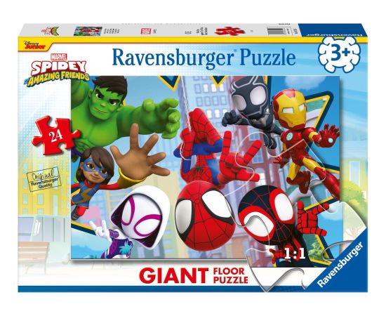 Ravensburger Giant Floor Puzzle Marvel: Spidey and his Amazing Friends - An Amazing Team (24pcs) (31825)