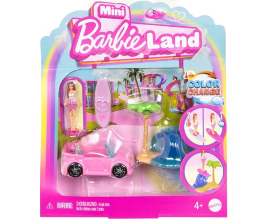 Mattel Barbie®: Mini BarbieLand - Doll and Beach Vehicle (JCR35)