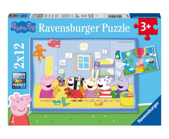 Ravensburger Puzzle: Peppa Pig - Peppas Adventures (2x12pcs) (5574)