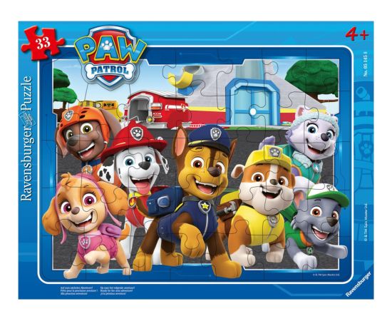 Ravensburger Puzzle: Paw Patrol - Ready for the Next Adventure (33pcs) (5145)