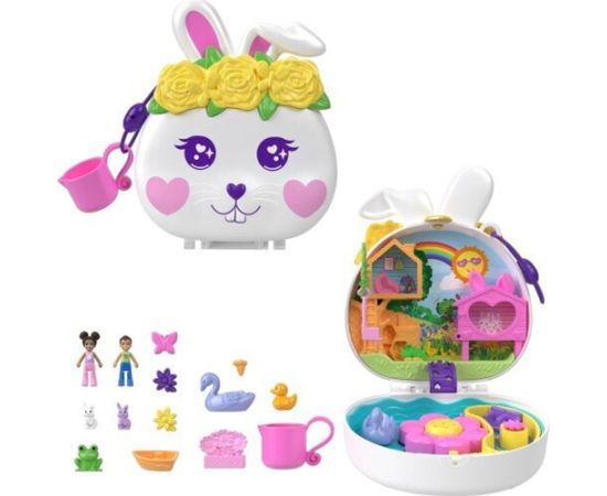 Mattel Polly Pocket: Flower Garden - Bunny Compact  (HKV36)