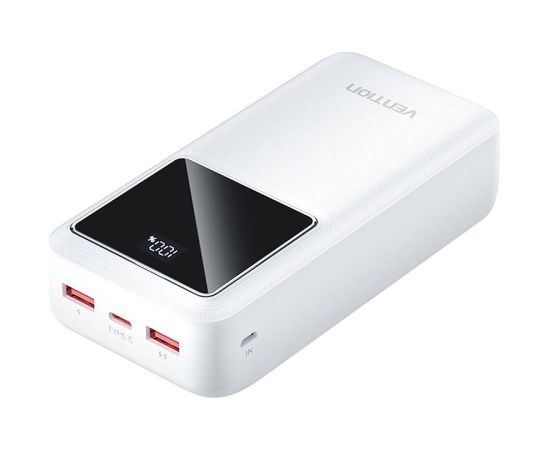 Powerbank Vention FHMW0 30000 mAh, 22.5 W (white)