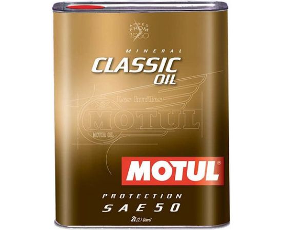 Motul Classic Oil SAE 50 2L Motoreļļa retroauto -1950