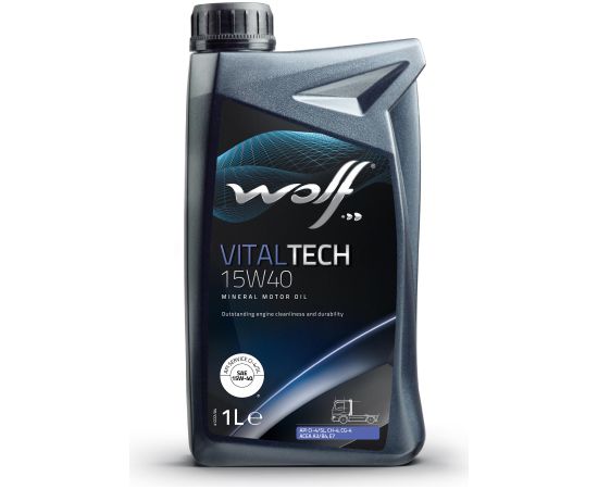 Wolf VITALTECH 15W40 1L SL/CI-4, A3/B4/E7,228.3..