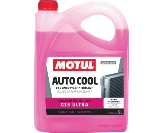 Motul AUTO COOL (Inugel) Ultra G13 Dzesēšanas šķidrums- koncentrāts 5L Tips: G13 Violets