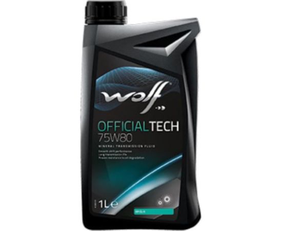 WOLF OFFICIALTECH 75W80 1L GL5 VW 501 50, G 005 000