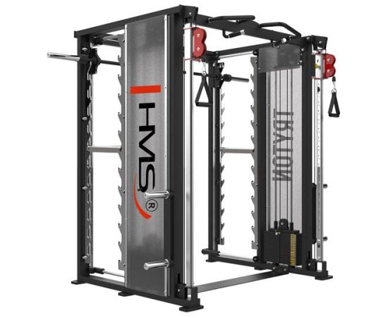 Trenažieris TRYTON SMITH MACHINE 3D WITH DOUBLE LIFT AND STACK COMMERCIAL HMS