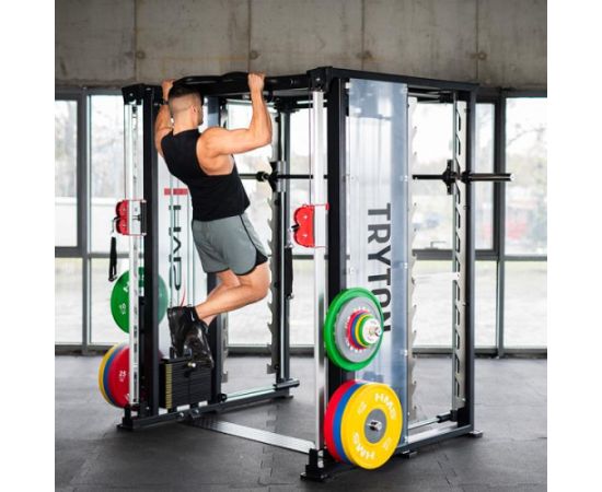 Trenažieris TRYTON SMITH MACHINE 3D WITH DOUBLE LIFT AND STACK COMMERCIAL HMS