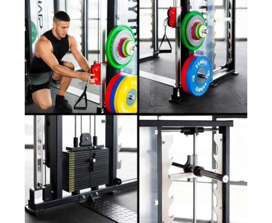 Trenažieris TRYTON SMITH MACHINE 3D WITH DOUBLE LIFT AND STACK COMMERCIAL HMS