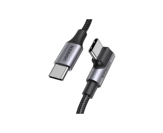 Ugreen   Ugreen US334 70645 USB-C (angled) / USB-C (straight) cable 100W PD 2m - black