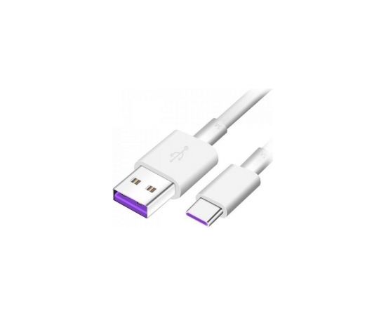 Huawei   Huawei AP71 Quick Charger USB-C Data Cable 5A 1m White (Bulk)