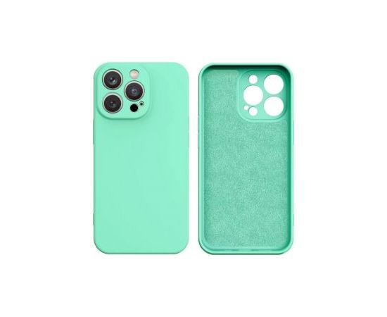 Hurtel -  Silicone case for iPhone 13 Pro Max silicone cover mint green