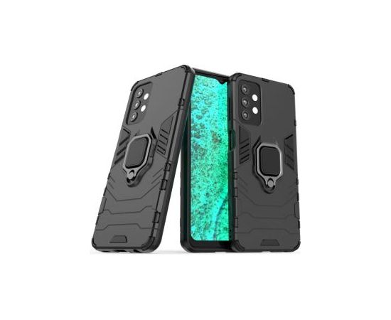 Hurtel -  Ring Armor tough hybrid case cover + magnetic holder for Samsung Galaxy A13 5G black