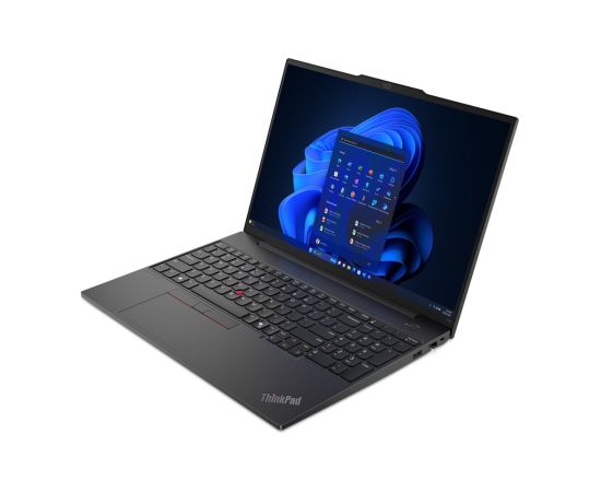 Lenovo ThinkPad E16 AMD Ryzen™ 7 7735HS Laptop 40.6 cm (16") WUXGA 16 GB DDR5-SDRAM 512 GB SSD Wi-Fi 6E (802.11ax) Windows 11 Pro Black