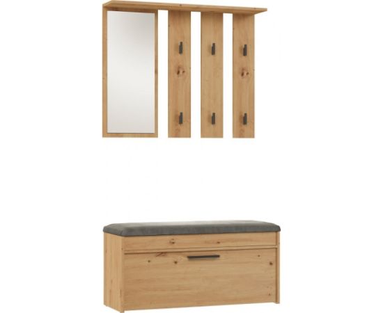 Top E Shop PARMA closet 100x35x180 cm, artisan oak