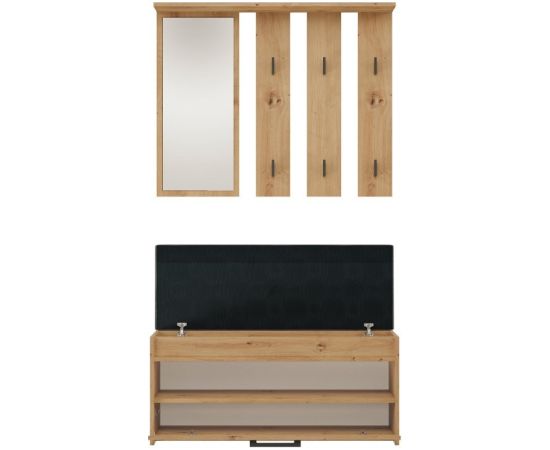 Top E Shop PARMA closet 100x35x180 cm, artisan oak