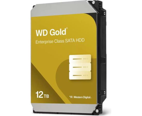 Western Digital Gold WD122KRYZ internal hard drive 12 TB 7200 RPM 512 MB 3.5" Serial ATA III