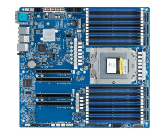 Płyta główna Gigabyte MZ33-AR0 1x SP5 AMD Epyc 9004 SoC (24x DIMM, 6x MCIO 8i, 1xM.2, 2x10Gbe, IPMI, E-ATX)