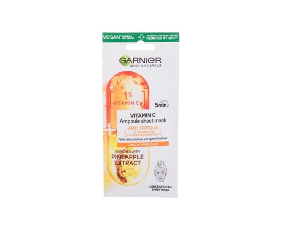 Garnier Skin Naturals Vitamin C / Ampoule Sheet Mask 1pc W / Face Mask