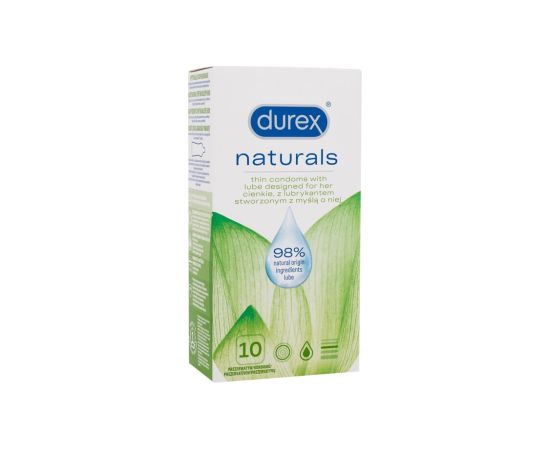 Durex Naturals 10pc M / Condoms