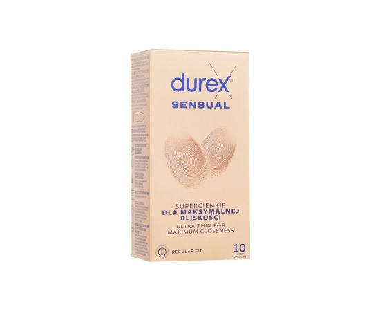 Durex Sensual 10pc M / Condoms