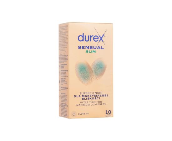 Durex Sensual / Slim 10pc M / Condoms