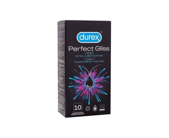 Durex Perfect Gliss 10pc M / Condoms