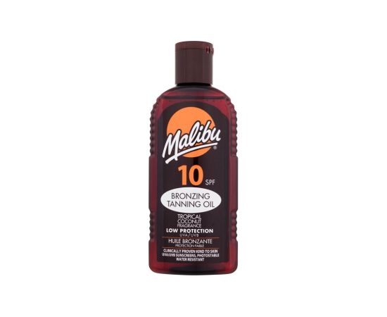 Malibu Bronzing Tanning Oil 200ml SPF10 W / Sun Body Lotion