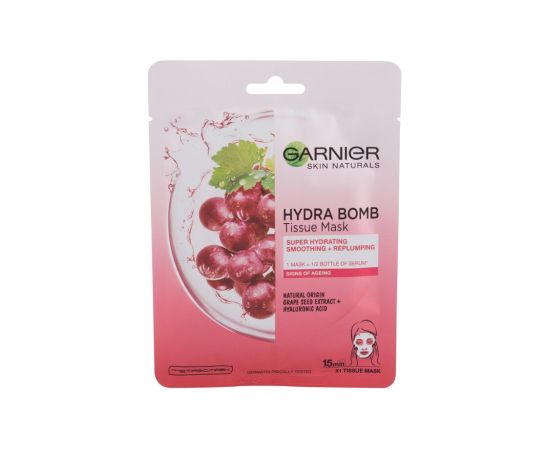 Garnier Skin Naturals / Hydra Bomb Natural Origin Grape Seed Extract 1pc W / Face Mask