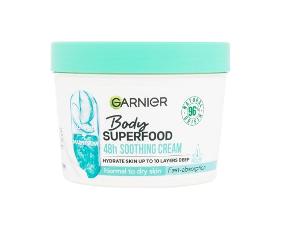 Garnier Body Superfood / 48h Soothing Cream 380ml Aloe Vera + Magnesium W / Body Cream