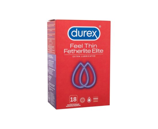 Durex Feel Thin / Extra Lubricated 18pc M / Condoms