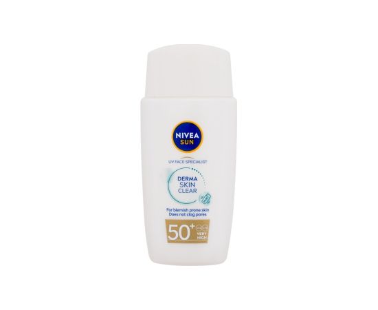 Nivea UV Face Specialist / Derma Skin Clear 40ml SPF50+ W / Face Sun Care