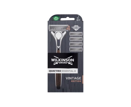 Wilkinson Sword Quattro / Essential 4 Vintage Edition 1pc M / Razor