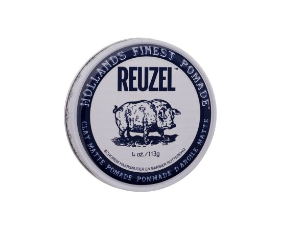 Reuzel Hollands Finest Pomade / Clay Matte Pomade 113g M / For Definition and Hair Styling