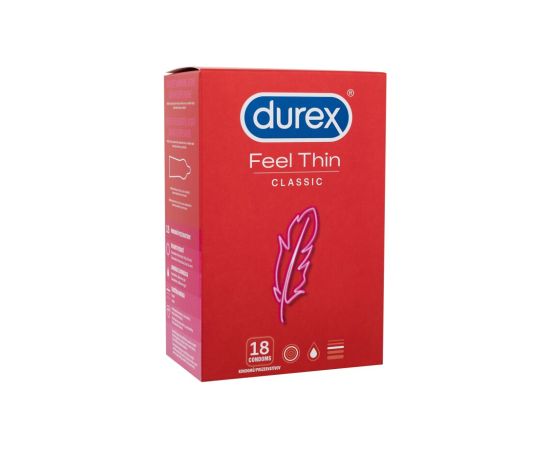 Durex Feel Thin / Classic 18pc M / Condoms