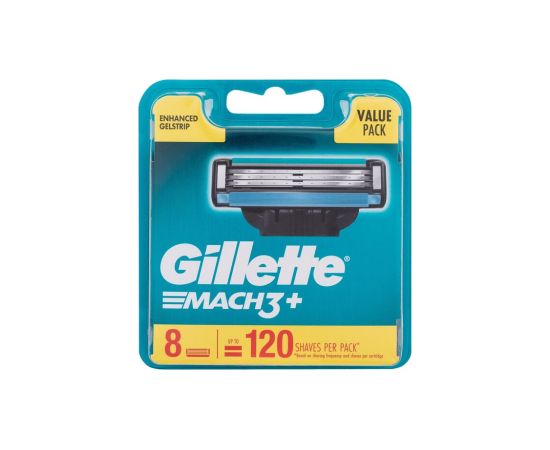 Gillette Mach3+ 8pc M / Replacement blade