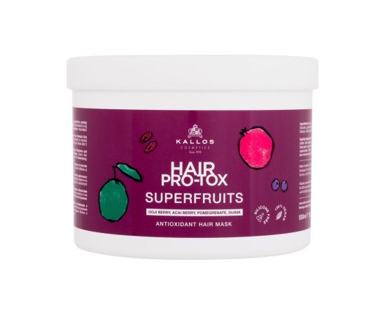 Kallos Hair Pro-Tox / Superfruits Antioxidant Hair Mask 500ml W / Hair Mask