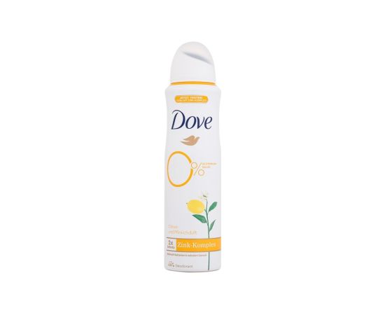 Dove 0% ALU / Citrus & Peach 150ml 48h W / Deodorant