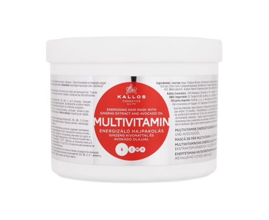 Kallos Multivitamin 500ml W / Hair Mask