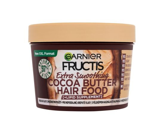 Garnier Fructis Hair Food / Cocoa Butter Extra Smoothing Mask 400ml W / Hair Mask