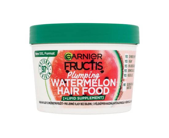 Garnier Fructis Hair Food / Watermelon Plumping Mask 400ml W / Hair Mask