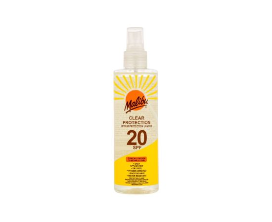 Malibu Clear Protection 250ml SPF20 U / Sun Body Lotion