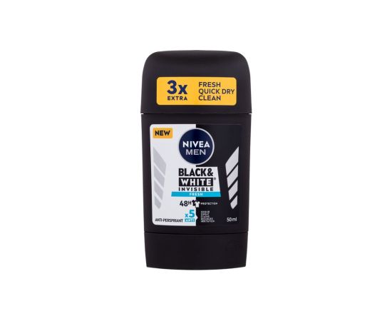 Nivea Men Invisible For Black & White / Fresh 50ml 48h M / Antiperspirant