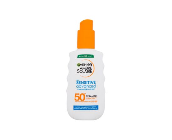 Garnier Ambre Solaire / Sensitive Advanced Hypoallergenic Spray 150ml SPF50+ U / Sun Body Lotion