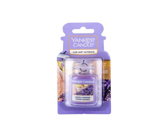 Yankee Candle Lemon Lavender / Car Jar 1pc U / Car Air Freshener