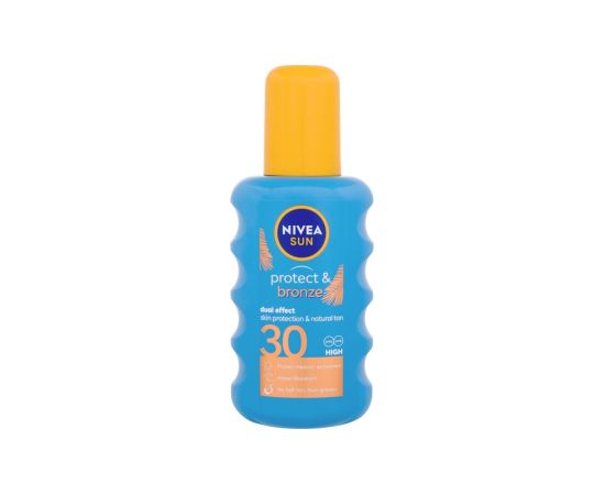 Nivea Sun / Protect & Bronze Sun Spray 200ml SPF30 U / Sun Body Lotion