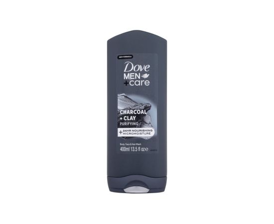 Dove Men + Care / Charcoal + Clay 400ml M / Shower Gel