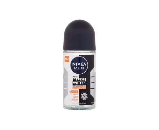 Nivea Men Invisible For Black & White / Ultimate Impact 50ml 72h M / Antiperspirant